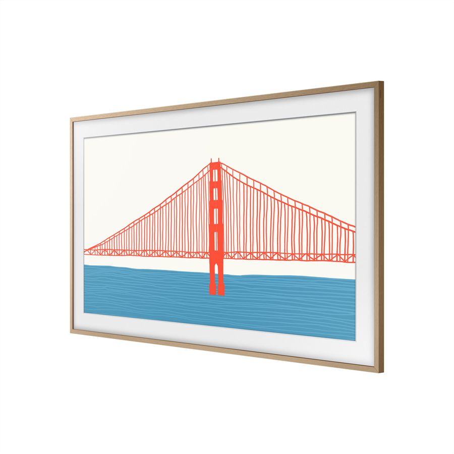 Samsung Wechselrahmen zu Frame Pro 75", Teak
