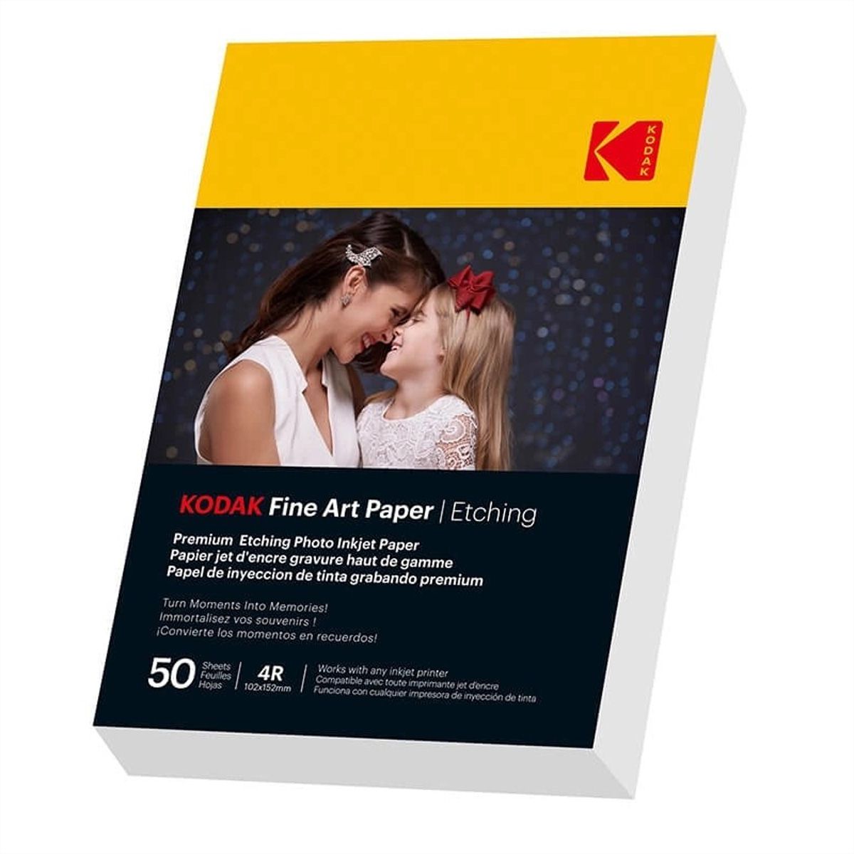 Papier Kodak Fine Art, 50 feuilles, A6, (10cmx15cm), 210g/sqm