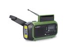 Nedis radio d'urgence DAB+/FM vert/noir, Alimentation solaire
