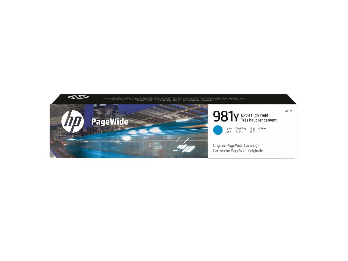 HP 981Y cartouche PageWide Cyan extra grande capacité authentique