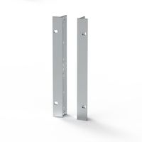 SCHROFF 19"-Winkel Typ F mit / ohne Grifflöcher für Textildichtung - 19"WINKEL 6HE O.GR. 2STK