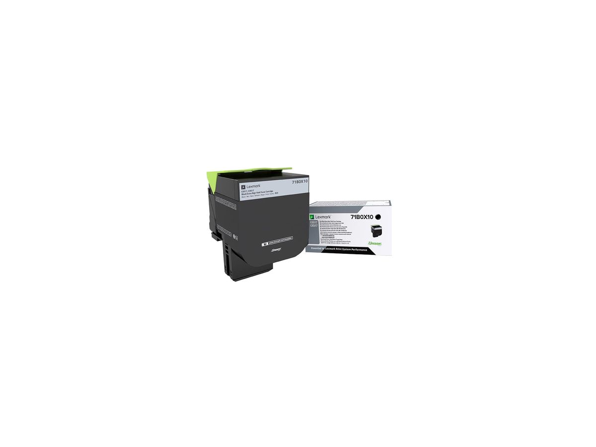 Lexmark 71B0X10 Tonerkartusche Original Schwarz 1 Stück(e)