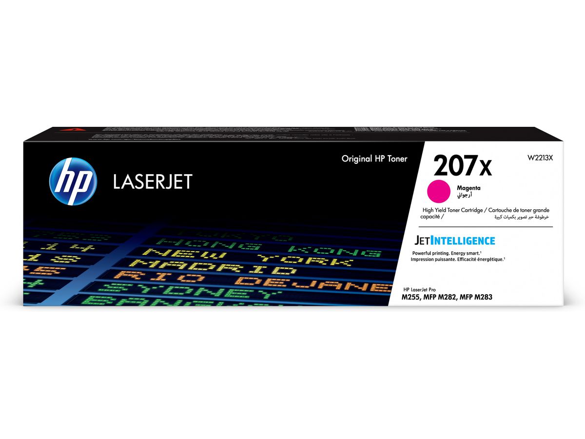 HP 207X Magenta Original LaserJet Tonerkartusche mit hoher Reichweite