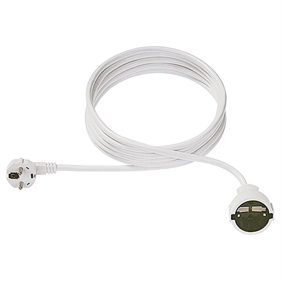 BACHMANN Câble prolongateur 4m blanc, ALLEMAND