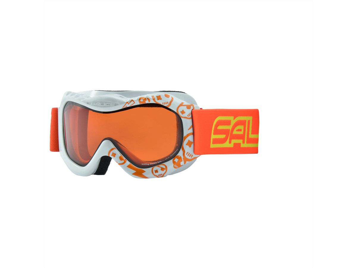 Salice Occhiali Junior Lunettes de ski, White-Red / Da Orange