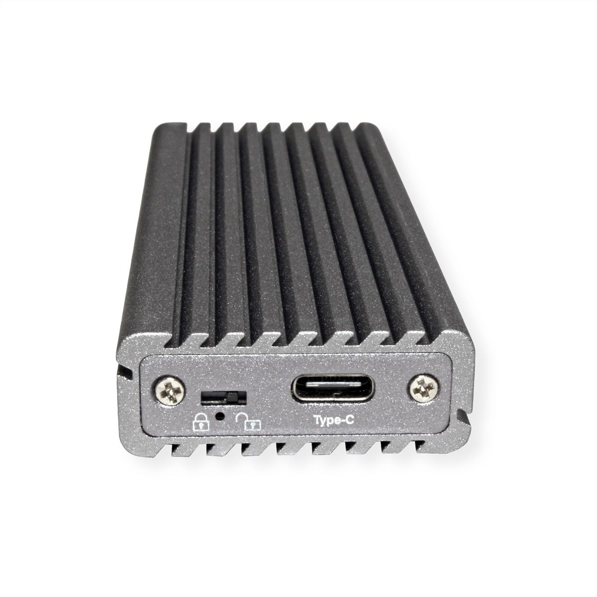 ICY BOX Boîtier pour SSD M.2 NVMe, Connexion USB-C 3.1 (Gen2, 10 Gbit/s), PCIe M-Key, en Aluminium, modèle IB-1816M-C31