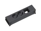 BACHMANN POWER FRAME 2xCEE7/3 1xCM, Kunststoffprofil 0,2m GST18