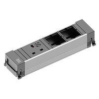 BACHMANN POWER FRAME 1xUK 3,15A 90° 2xCM, UK