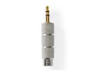 Adaptateur audio stéréo Nedis, 3,5mm ST, 6,35mm BU, ST/BU