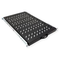 VALUE 19-Zoll-Fachboden ausziehbar, 420 x 700 mm, 25kg Traglast