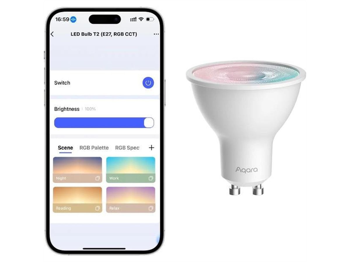 Aqara LED Birnen T2 GU10, RGB CCT