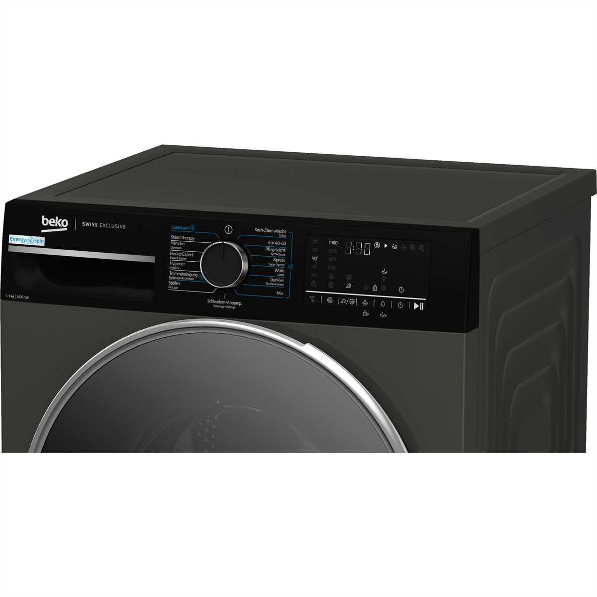 Beko lave-linge WM520, 9kg, A-10%, manhattan gray