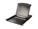 ATEN CL5716M 43cm-LCD KVM Switch, USB-PS/2, VGA, 16 Ports, CH-Layout