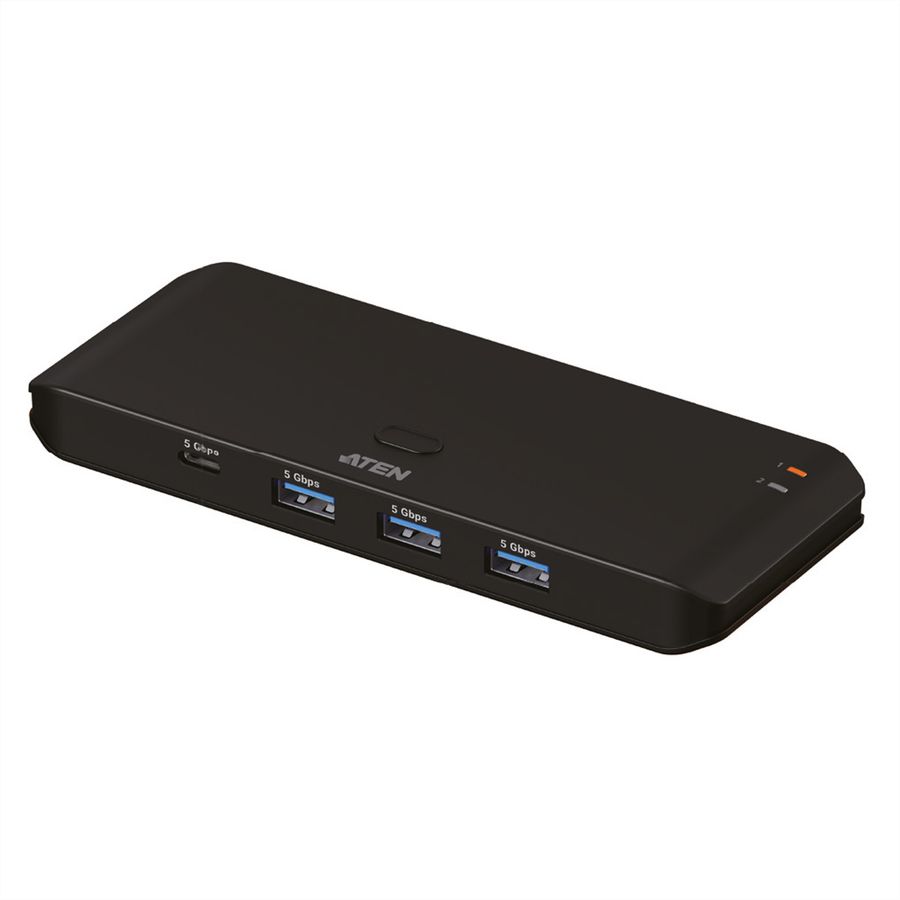ATEN US5324 2x4-Port USB  Sharing Switch, USB 3.2 Gen 1 Peripheral Sharing Switch