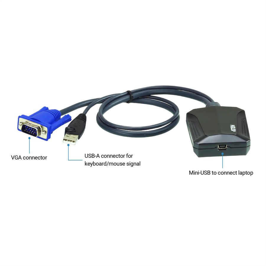 ATEN CV211 Laptop USB Konsolen Adapter