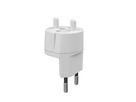 Adaptateur fixe D, prise de sécurité/CH, 2 pôles, T11, blanc, Bulk