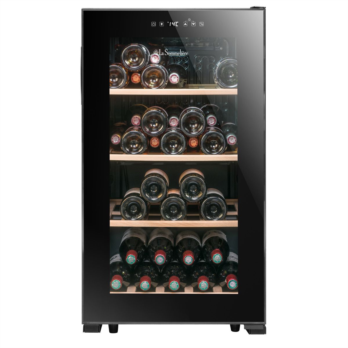 La Sommelière Cave à vin  LS52BLACK, Autonome, 1 zone, 52 bouteilles