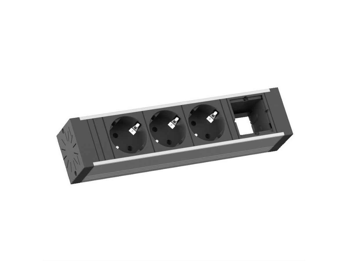 BACHMANN VENID 3x contact de protection, 1x ABD, noir