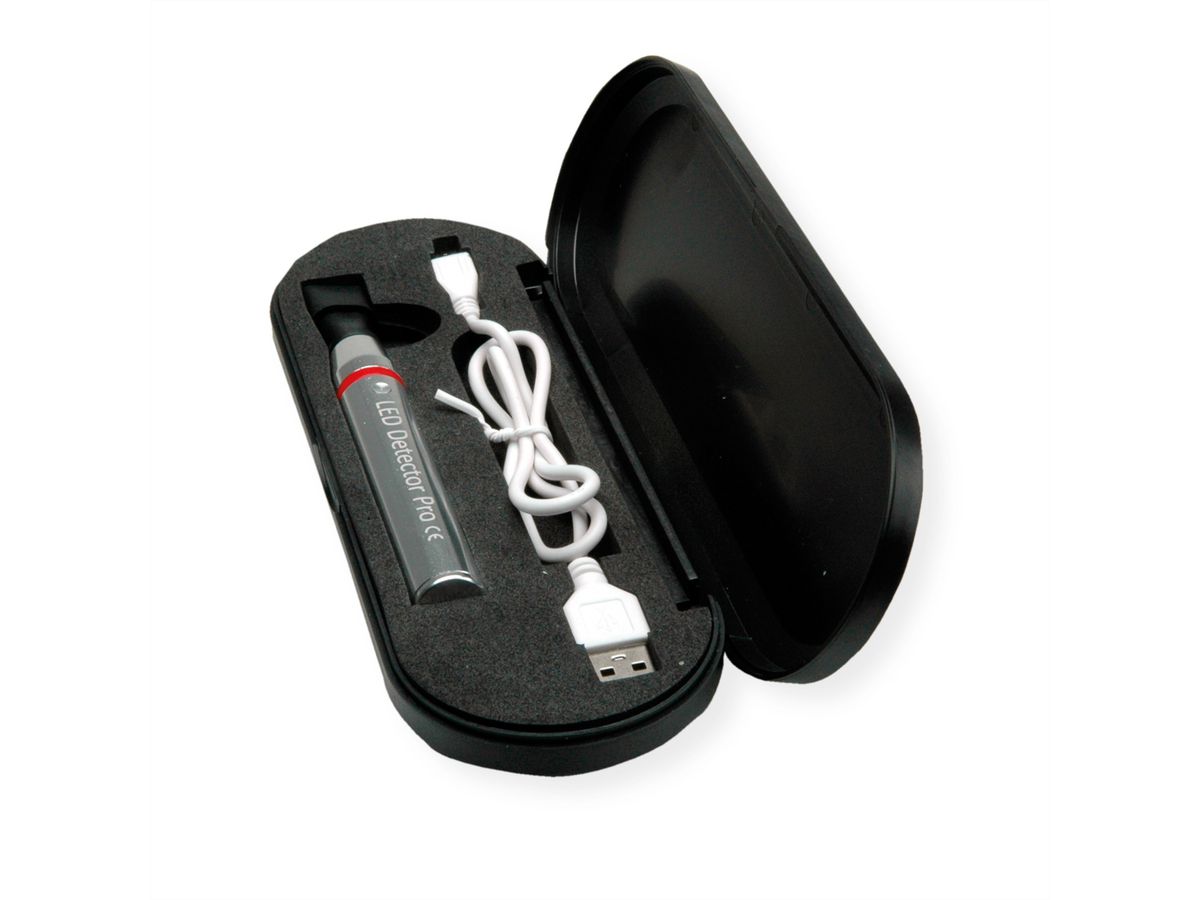 EasyLan DualBoot® LED Detektor Pro, zur Spannungseinspeisung in Patchkabel, Akku