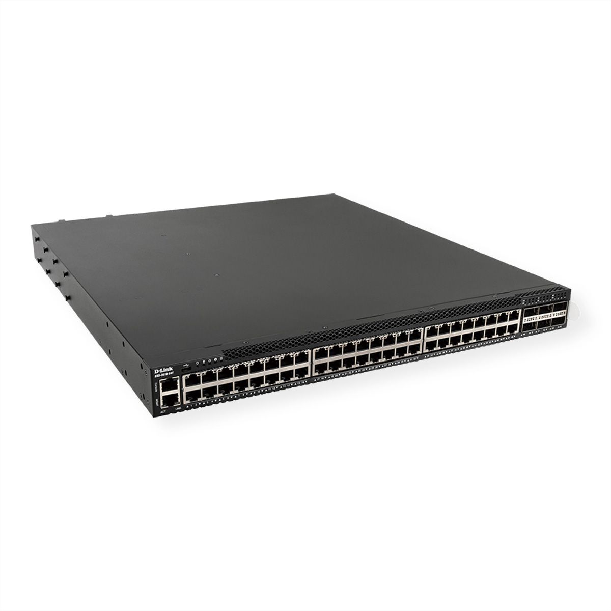 D-Link DXS-3610-54T/SI/E 48x 1/10GbE , Switch administrable 6x 40/100GbE QSFP+/QSFP28 Ports L3 Stackable 10G