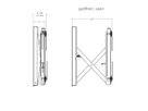 Hagor Support de mur vidéo VWH-1 Small , noir