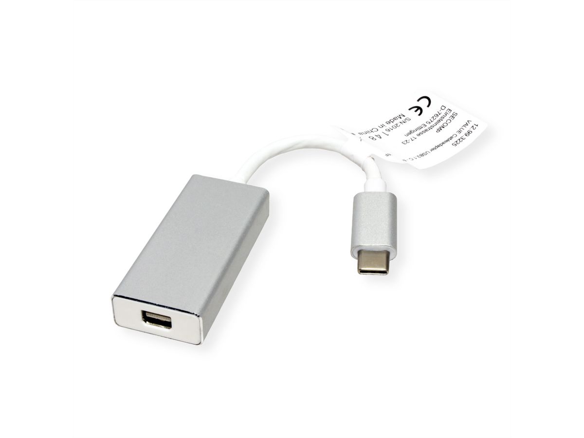 VALUE Display Adapter USB Typ C - Mini DisplayPort v1.2