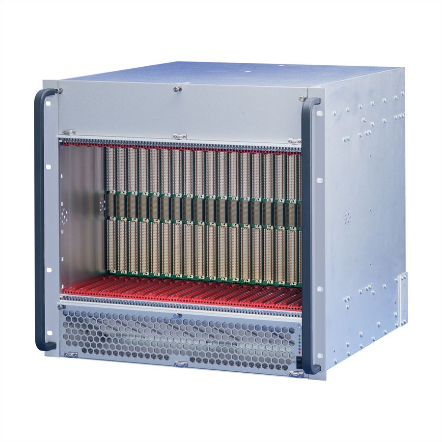 SCHROFF 10 HE, 21 Slot, mit Rear I/O - BGT 10HE 84TE 21SL VME64X V2