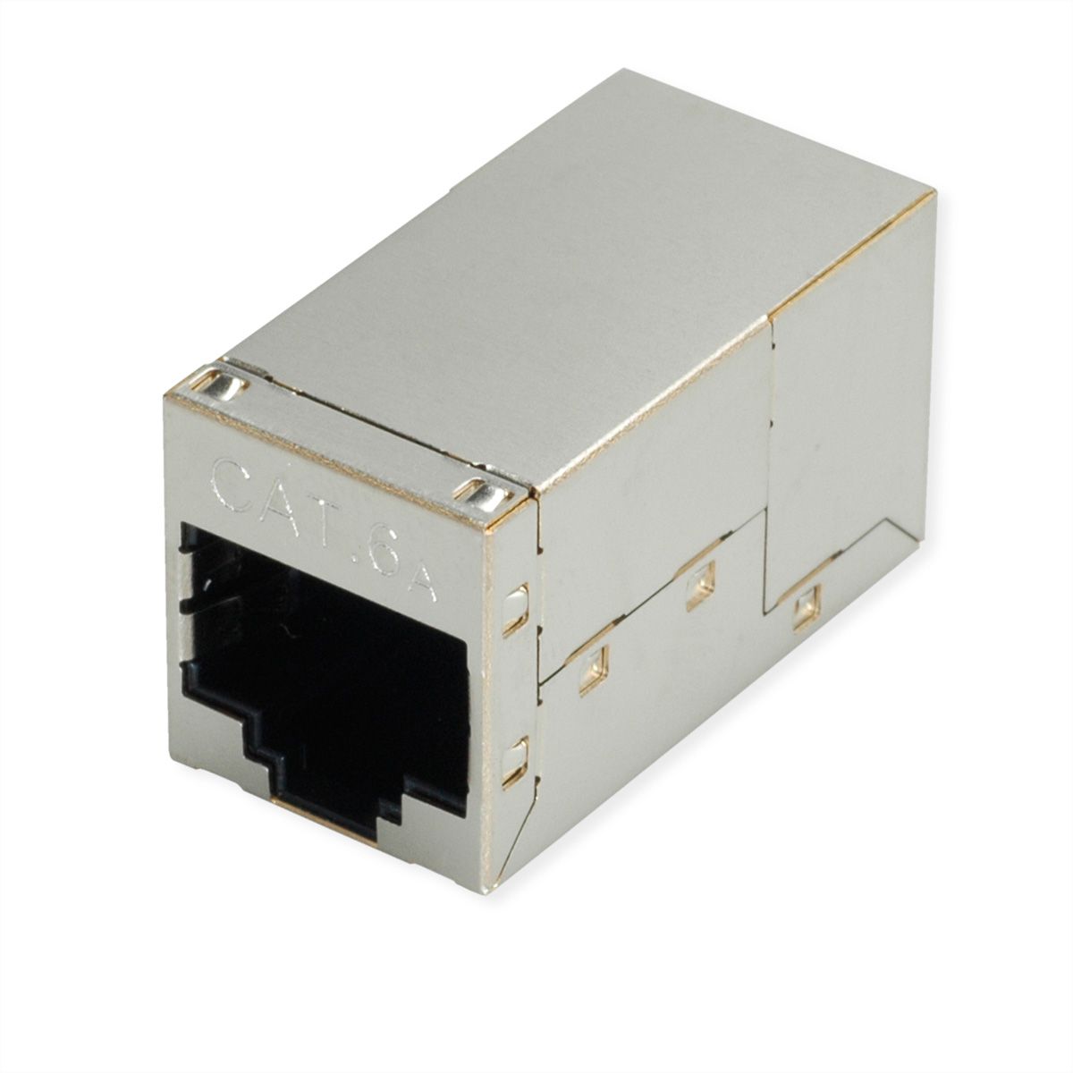 ROLINE Coupleur RJ-45 blindé, Cat.6A/Classe EA, argent