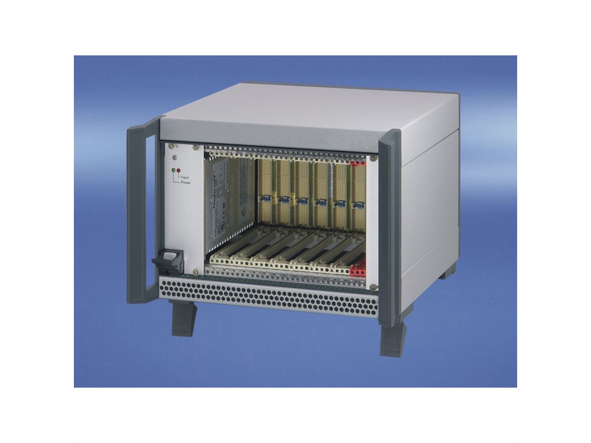 SCHROFF CPCI System With Pluggable PSU, Desktop, 4 U, 8 Slot, 44 HP