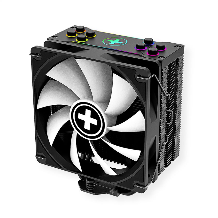 Xilence M704PRO.ARGB AMD und Intel CPU Kühler, 120mm ARGB PWM Lüfter, 180W TDP