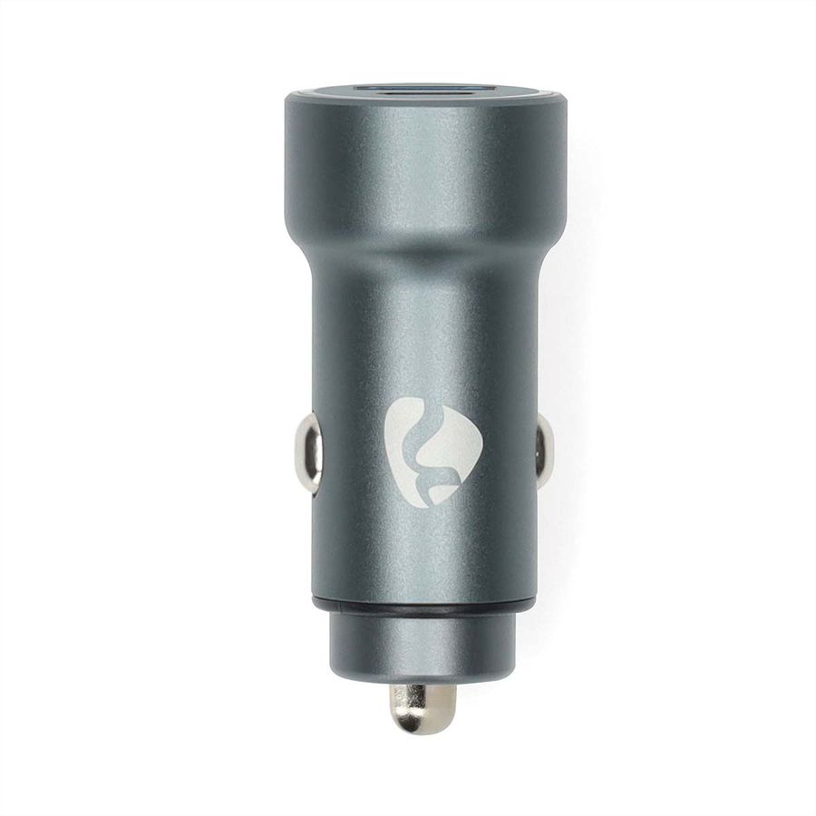Nedis Auto-Ladegerät 48W, USB-C/USB-A, PD3.0, dunkelgrau