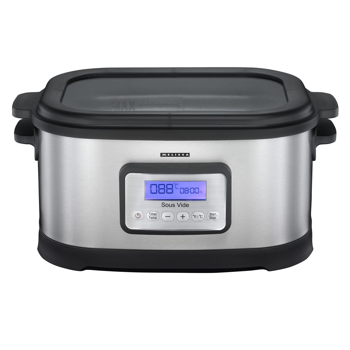 Melissa Sous-Vide 16310170, 6L, schwarz/ss, 520W