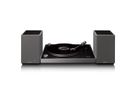 Lenco Haut-parleur actif, 2x40W, noir,, BT, opt.In, USB, AUX, SUB-Out, IR-FB.