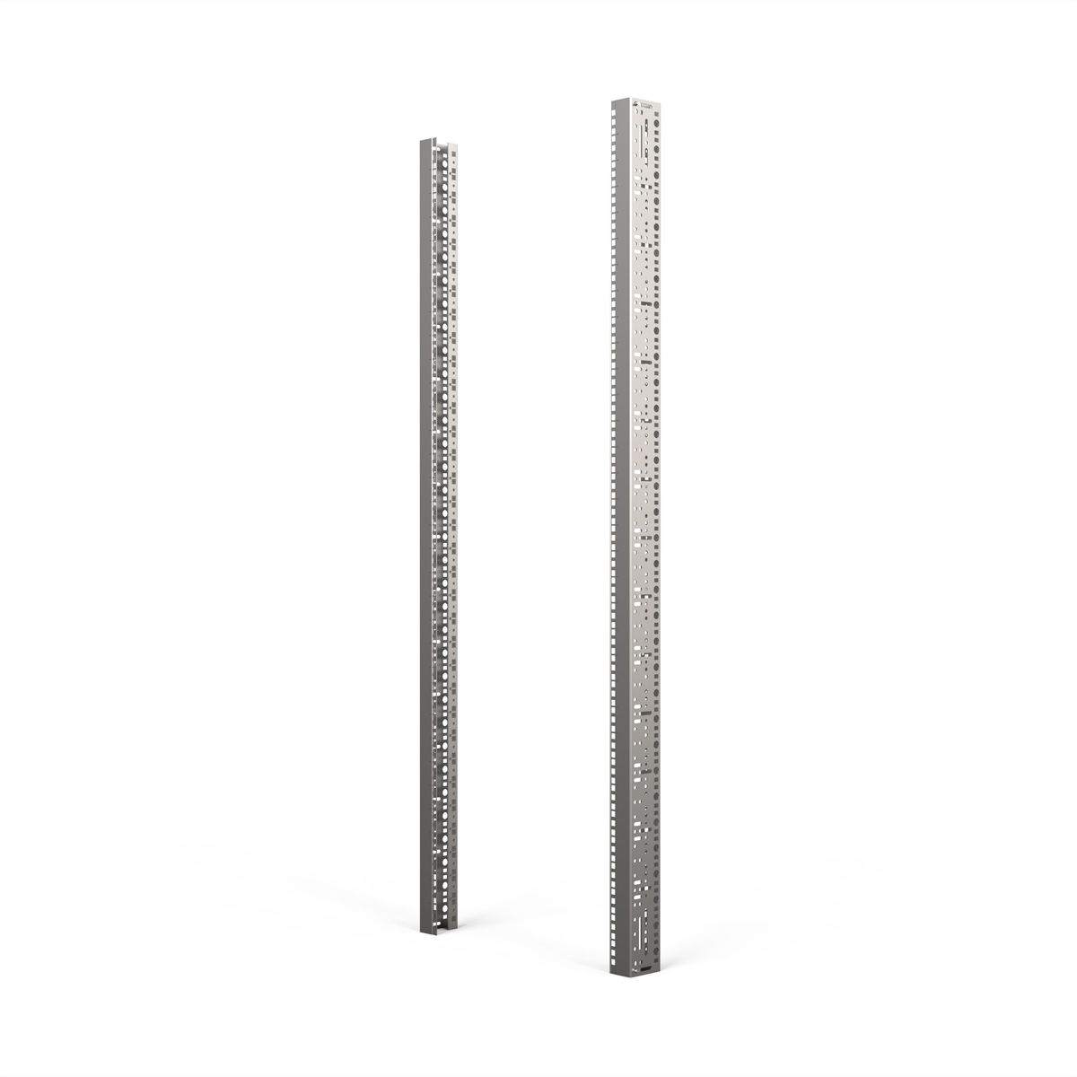 SCHROFF 19"-Winkelprofil mit Universal-Lochung (EIA), AlZn - WINKELPROFIL 19"33HE ALZ(2X)
