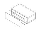 SCHROFF EMV-Dichtung, St, rostfrei, zwischen Frontplatte/Rückwand und Modulschiene - KONT.STR MS-FPL 42TE 10STK