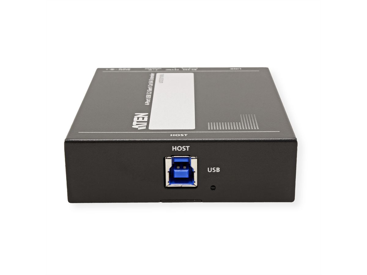 ATEN UCE33100 Prolongateur USB 3.2 Gen 1 Cat 6A à 4 ports, jusqu'à 100 m