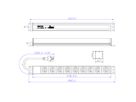 BACHMANN 19" Steckdosenleiste mit 9x C13 Buchsen, mit Schutzkontakt-Stecker