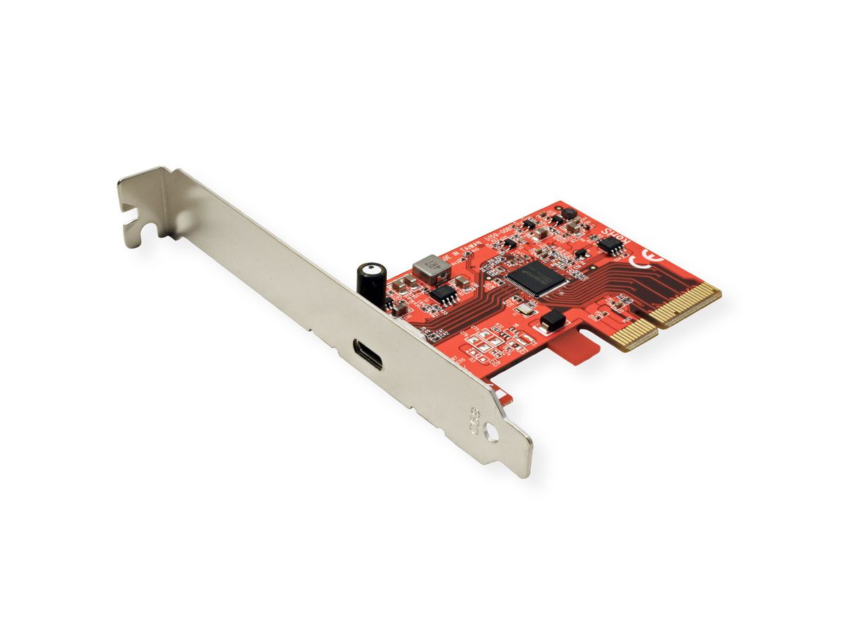 ROLINE Carte PCI-Express, USB 3.2 Gen 2x2, 1 port type C