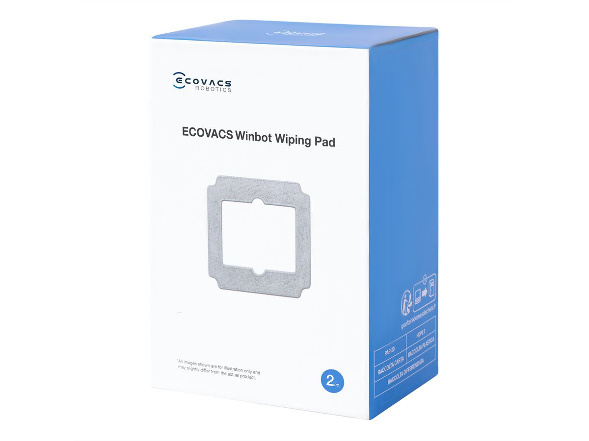 Ecovacs lingettes de nettoyage, pour Winbot Mini