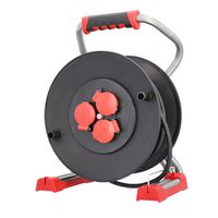 BACHMANN Profi-Kabeltrommel 3xCEE7/3 H07RN-F 3G1,5mm² 25,0m CEE7/7