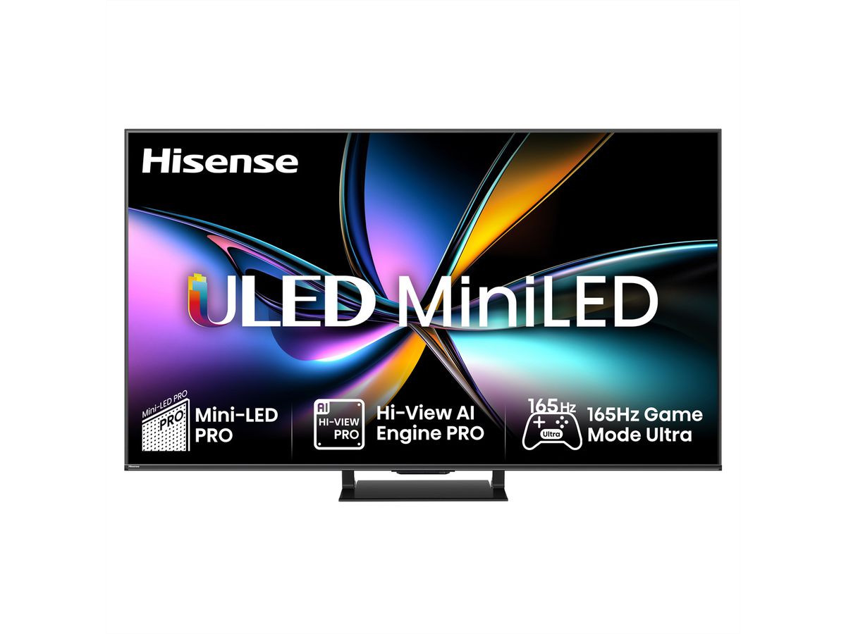 Hisense TV 85U7Q PRO 85", Mini-LED 4K, 165Hz, 2'000 Nits