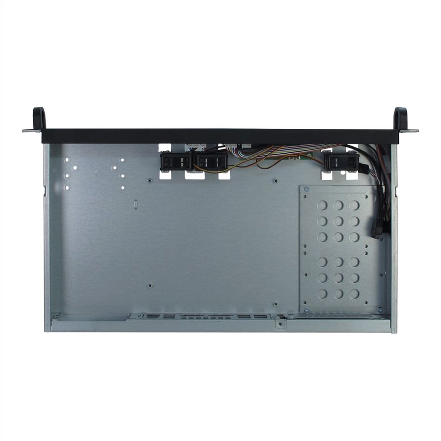 19" Servergehäuse 1U-K-125L, 1HE, schwarz