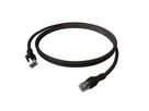 EasyLan DualBoot PushPull IP20 Patchkabel, Cat.6A (Class EA), S/FTP, schwarz, 3 m