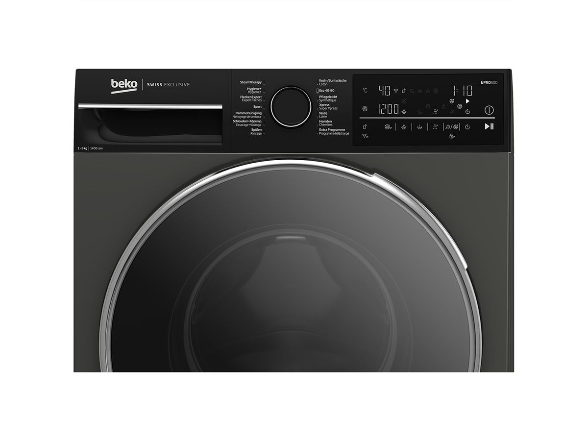 Beko Waschmaschine WM520, 9kg, A-10%, manhattan gray