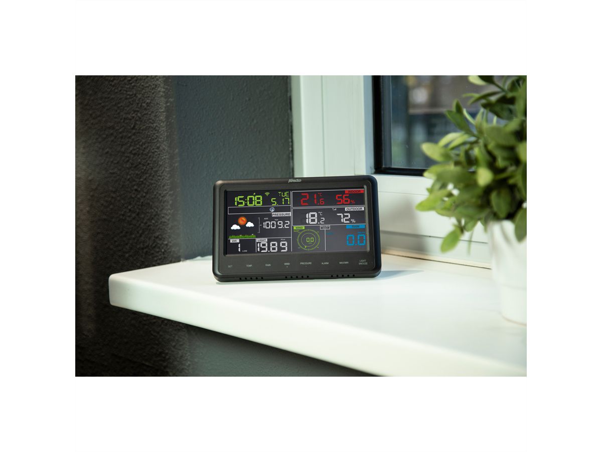 Alecto Station météo WS-5500 8 en 1 WIFI avec application