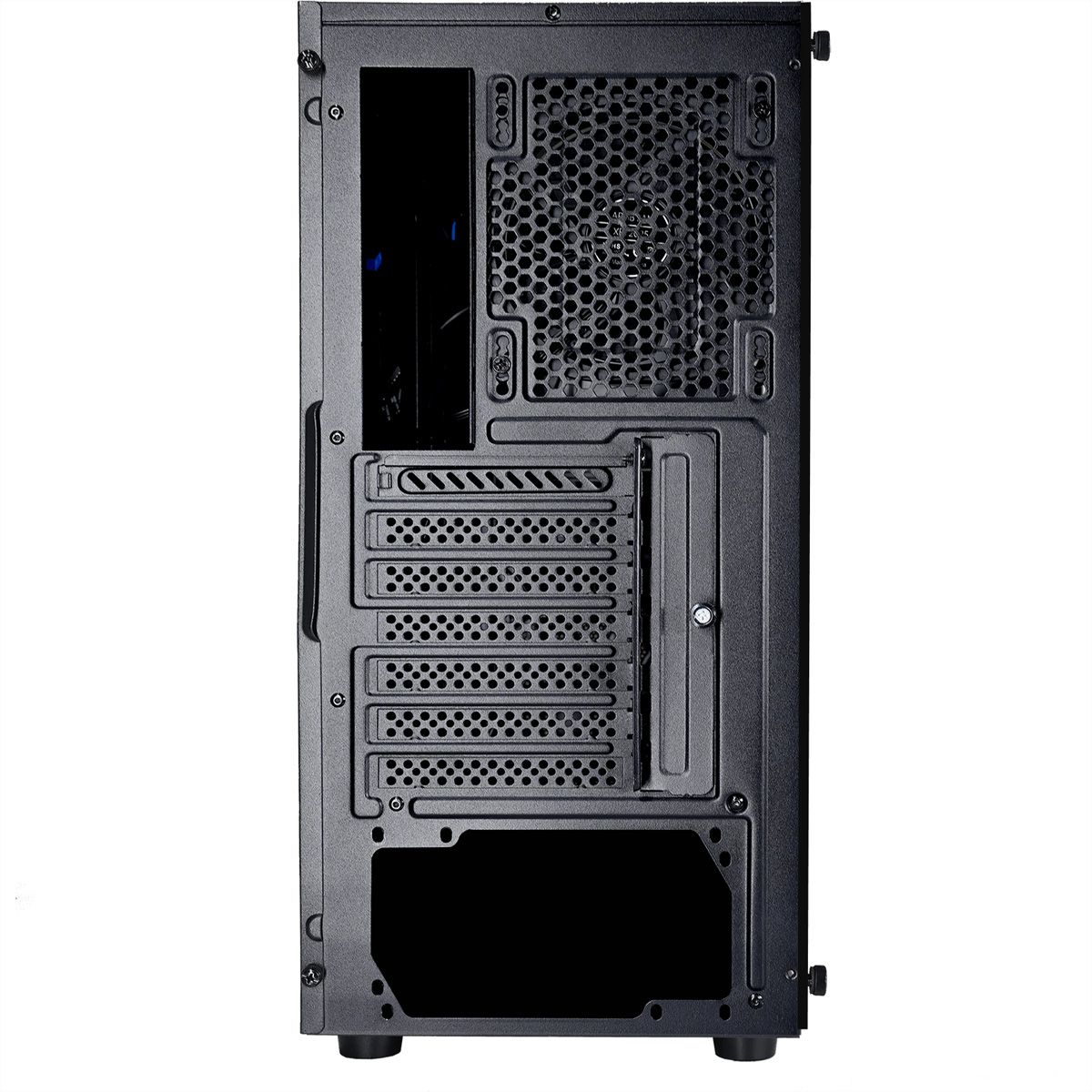 Xilence Xilent Blast X505.ARGB Gaming PC Gehäuse, RGB ATX Midi Tower, schwarz
