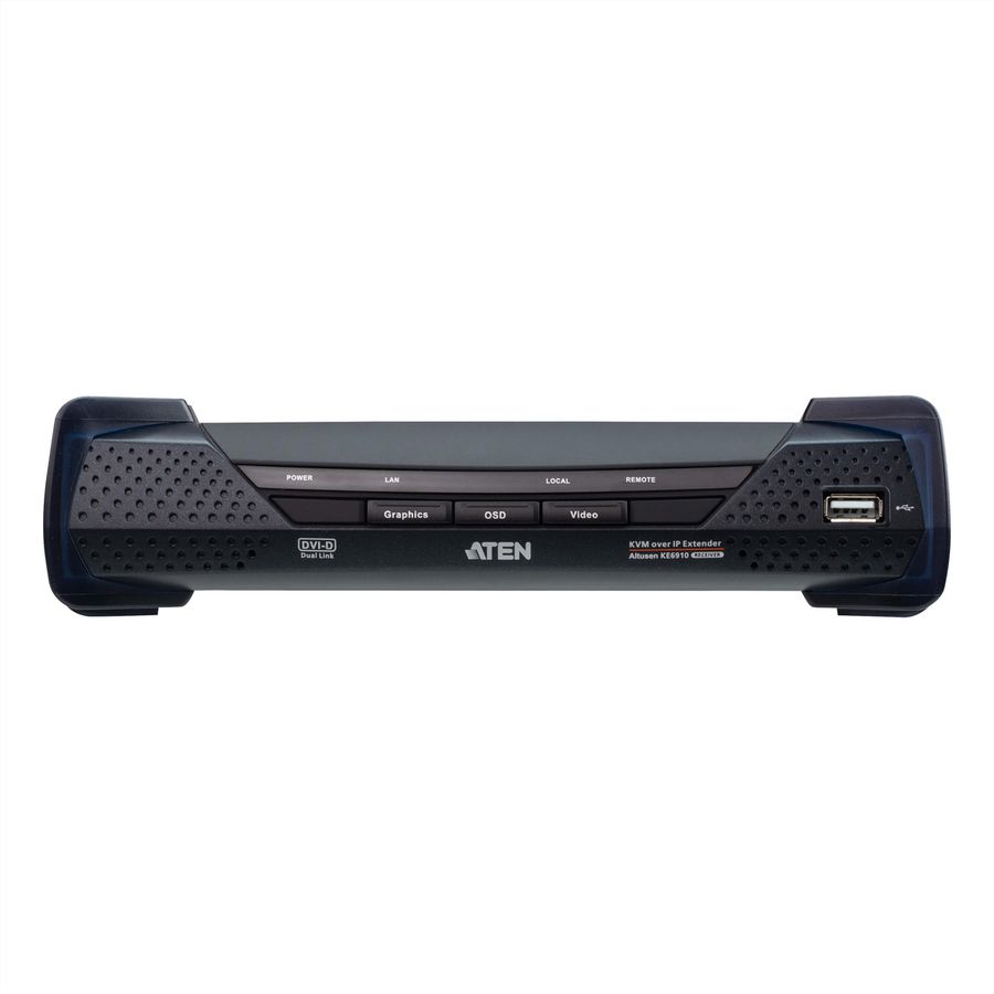 ATEN KE6910R DVI-D Dual Link KVM Over IP Extender Empfänger