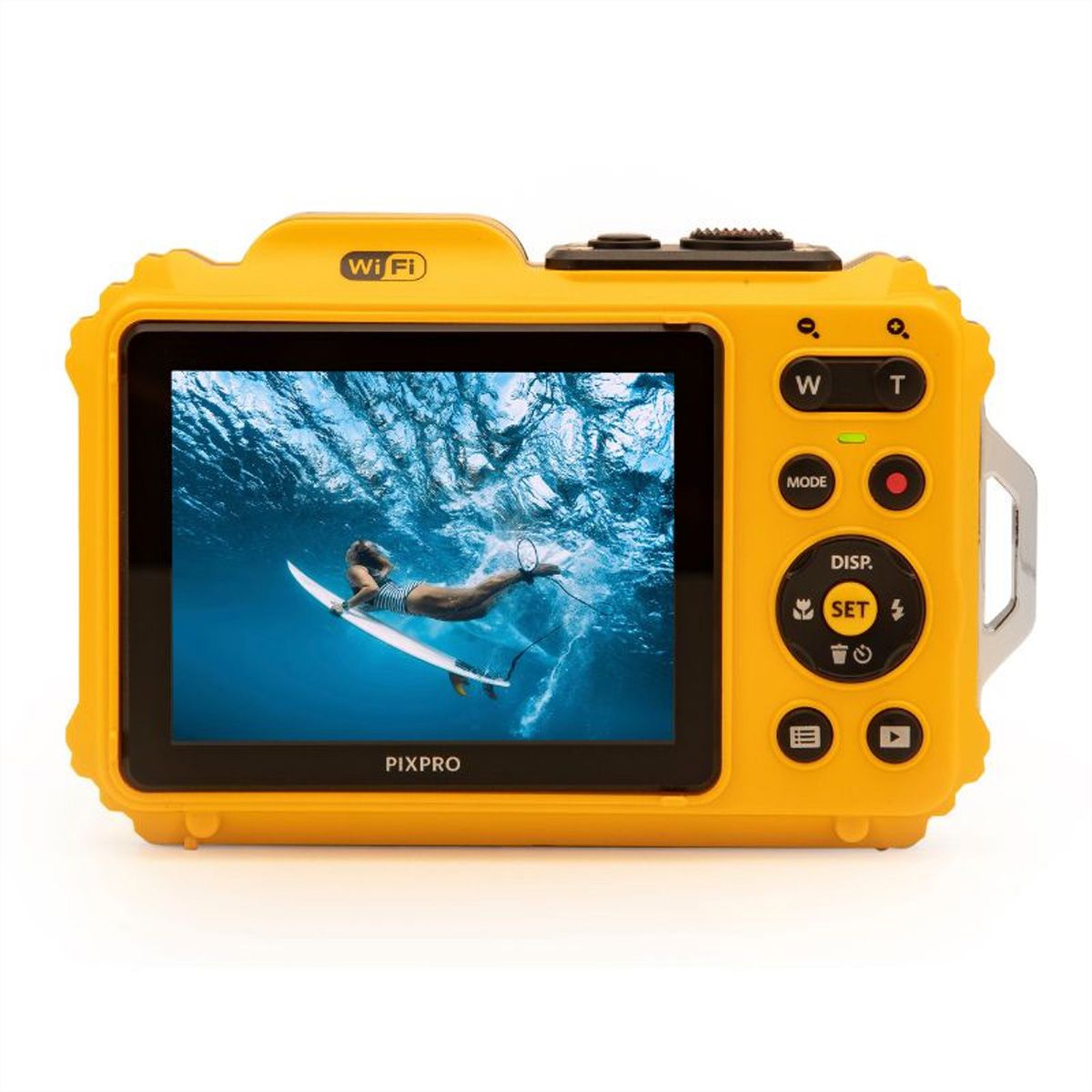 Kodak Unterwasserkamera WPZ2YL Bundle, inkl. 2nd Batterie + micro 16Go SD card