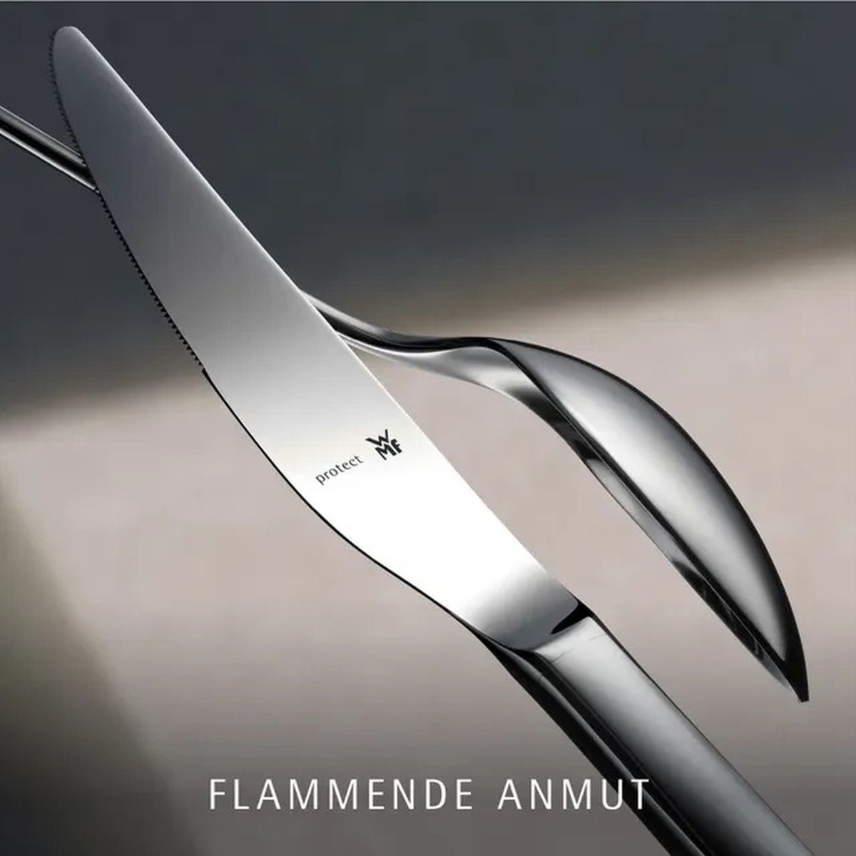 WMF Flame Plus Besteck-Set, 30-teilig, Cromargan protect®, poliert, Silber, Edelstahl