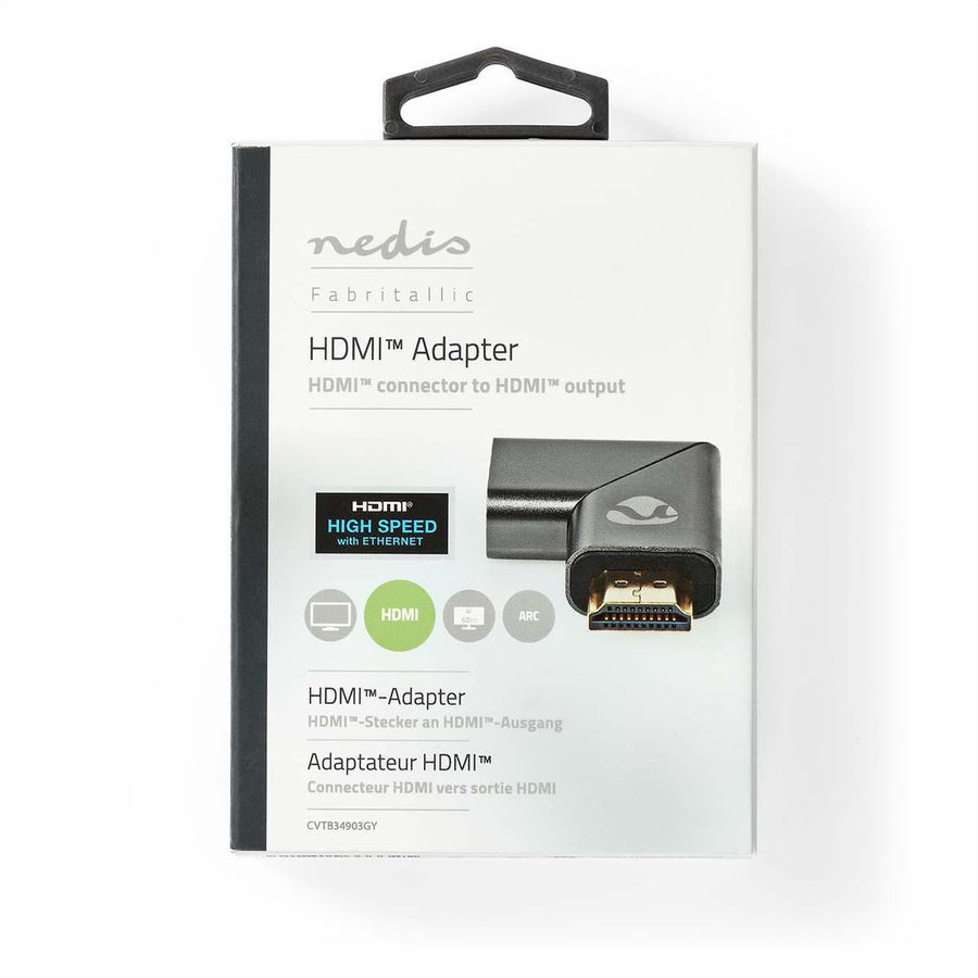 Nedis HDMI Adapter links abgewinkelt